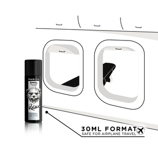 BLACK HOLE - ANAL RELAXING CON JOJOBA BASE SILICONA 30 ML