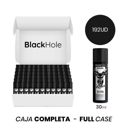 MOQ 192 - BLACK HOLE BASE SILICONA CONCENTRADA DILATACION ANAL 30 ML