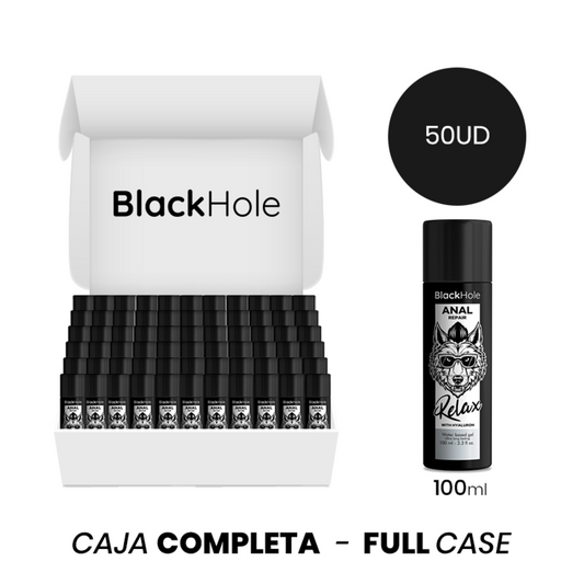 MOQ 50 - BLACK HOLE ANAL REPAIR BASE AGUA RELAX CON HYALURON 100 ML